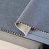 Grey Microwave Oven Cover - Dust and Oil Proof Cotton Linen Waterproof Fabric Cloth, Decorative Kitchen Appliance Cover
