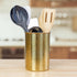 Darware Hammered Gold Kitchen Utensil Holder / 7-Inch Tool Caddy, Store All Your Wooden Spoons, Spatulas, & More