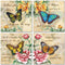 4 Beautiful Butterflies and Flowers Inspirational Quotes Art Prints 12x12