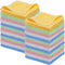 Newwiee 40 Pcs Wash Cloth Bulk Cotton Bath Hand Face Washcloths Soft