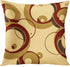 Emvency Throw Pillow Cover - Colorful Circle Modern Bubbles Tan Decorative Pillow Case, 18 x 18 Inch