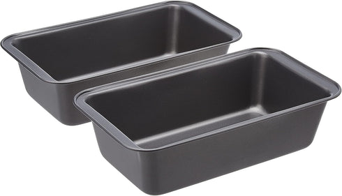 Amazon Basics Rectangular Nonstick Bread Loaf Pan for Baking Meatloaf with Even