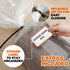 Heavy Duty Rug Storage Bag - Waterproof Plastic Cover for Rolled Carpet Up to 6 x 9 Feet, 4 Mil Thick - 1 Clear Bag, 92