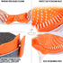 Zulay Silicone Pot Strainer - Adjustable Snap On Strainer for Most Pans & Pots, Food Grade, Heat Resistant, Colander