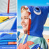Ythuil Backpack, 30"x 25" 3-10 Dragon Hooded Towels for Kids, with Kids Beach Towel for Years, Dragon Gifts for Boys