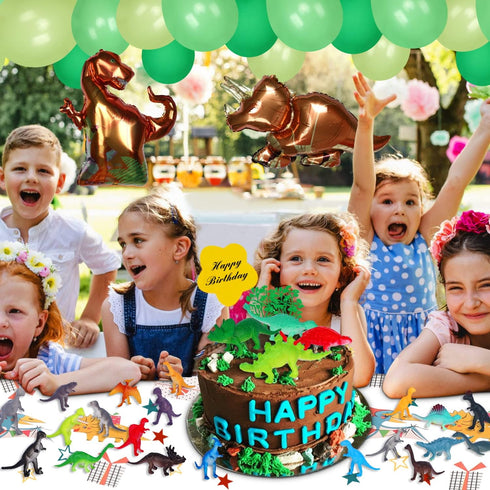 2 Pack Dinosaur Graduation Tablecloths, Dino Table Cover for Birthday, Kindergarten Preschool Grad, 52" X 87"