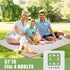 Picnic Outdoor Blankets Waterproof Extra Large - Beach Mat Sand Free Foldable with Carry Strap | Portable Camping