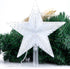 Warm White Light Christmas Tree Topper Star, 8.7 Inch Decor for General Size Xmas Tree Holiday