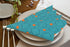 RUVANTI Set of 6 Cloth Napkins, 100% Cotton, 18x18 Inches, Washable, Soft, Absorbent for Parties, Christmas, Weddings
