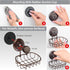 Super Powerful Vacuum Suction Cup Soap Dish - Strong Stainless Steel Sponge Holder for Bathroom & Kitchen (Bronze)