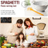 Fun Spaghetti-Shaped Plastic Spaghetti Spoon/Pasta Fork from a Series of Pasta-Inspired Kitchen Gadgets | Cool Pasta
