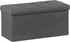 ZenStyle 30Inches Storage Ottoman Bench, Folding Footrest Padded Seat, Storage Chest Long