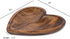 Decorative Mango Wood Heart Curved Bowl for Home Party Wedding Décor, Table Centerpieces (10" x 10" x 1.5")
