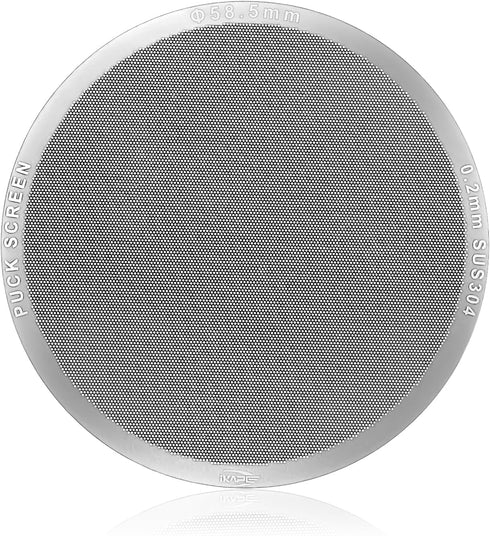 IKAPE 58.5mm Espresso Puck Screen, Reusable Metal Coffee Filters for Baristas, Food-grade Stainless Steel