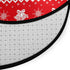 Christmas Boho Round Rug, Merry Christmas Area Rug for Bedroom Living Room, Non-Slip Floor Mat Carpet