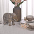 4.3" TERESA'S COLLECTIONS Boho Elephant Decor, Elephant Statues Brings Good Luck for Home Decor, Jumbo Figurines Resin