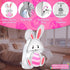 Wall Fragrance Plug in with Night Light, Compatible with Bath & Body Works WallFlower Fragrance, Wall Plug Essential Oil Diffuser with Nightlight for Home, Office (Easter Bunny, Pink) by Hohean