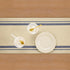 36 Inches 100% 14 36 Inch Solino Home Linen Striped Table Runner - Pure Linen Navy and Natural French Stripe Small