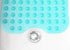 Extra-Long Non-Slip Bathtub & Shower Mat, 39”x16”, Transparent Turquoise, Safe & Machine-Washable