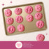 Paris Hilton Nonstick Carbon Steel Bakeware Collection, 15-Inch x 10-Inch Cookie Baking Sheet, Pink Champagne