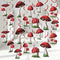 30 Pieces Birthday Party Decorations Mushroom Hanging Swirls Ceiling Streamers Mushroom Party