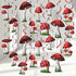 30 Pieces Birthday Party Decorations Mushroom Hanging Swirls Ceiling Streamers Mushroom Party
