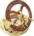 Set Antique Brass & Copper Sundial Compass Gift
