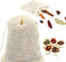 YQL Spice Bags for Cooking, 30PCS 3x4 Inch Muslin Bags with Drawstring for Straining