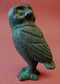 Parastone Greek Owl Head Turned Athena Miniature Statue, Green Bronze Finish