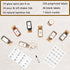 SWOMMOLY 24 366 6 oz Glass Spice Jars with Labels, Spice Jars with Bamboo Lids, Empty Bottles with Shaker Lids, Spice