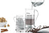 Gourmia GCM9830 French Press Coffee Maker Set - 600 ml Brewer with 2 Matching Stainless Steel Drinking Cups