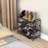 4-Tier Simple Houseware Shoe Rack Storage Organizer, Bronze