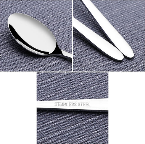 Kekow 12 Pieces Stainless Steel Teaspoon Set, Small Spoon