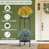 2 30'' Lilybud--lily Plant Stand Indoor Outdoor, Tier Iron Plant Stand, Tall Pedestal Stand Outdoor, Metal Flower