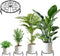 8" 9" 10" 11" 4-Pack Wrought Iron Plant Stands for Outdoor &