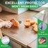 Acrylic Cutting Board with Counter Lip, Clear Small, Large, and XL Boards for Kitchen Countertop, Essential Gadgets