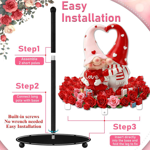 Valentines Day Paper Towel Holder with Red Gnomes Couple Decorations for Home, Indoor, Office - Valentine Gifts