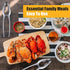 12Pcs Set Sets Crab Crackers and Tool, Nut Crackers for King Crab Legs, Stainless Steel Seafood Tools Cracker Lobster