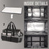 Wearable Cleaning Caddy, Supplies Organizer with Handle & Shoulder Straps for Housekeepers, Under Sink & Car Cleaning