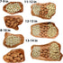 Root Wood Dish, Hand Carved Party Platter and Tray for Sandwich Bread Serving, Appetizer Display (12-13 inch)