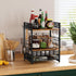 4 12 Countertop Plaviya Coffee Bar Station Organizer, Tier K Cup Organizer Mug Holder with Hooks, Coffee Pod Holder