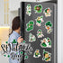 Whaline 16Pcs St. Patrick's Day Retro Refrigerator Magnets, Green Shamrock Decorative Fridge Stickers