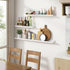 Set 2, 24 Inches FLYJOE Picture Ledge Shelf, Floating Shelves of Nursery Book Shelves for Toys Storage, Kids Bookshelf