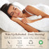 California Design Den Percale Full Size Sheet Sets, Deep Pocket 100% Organic Cotton, GOTS Certified, White Sheets