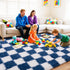 5x7, Checkered Rugs for Bedroom, Ultra Fluffy Fuzzy Shag Area Rug for Living Room Modern Plush Soft Upgrade Non-Slip