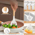 TeamFar Cooking Utensils Set, 12 Pcs Silicone Kitchen Gadgets for Nonstick Cookware, Wooden Handle Spatula Spoon