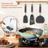 Hotec Silicone Spatula Turner Set of 3, 600°F Heat Resistant, Large Flexible Rubber Spatula for Nonstick Cookware