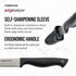 Farberware Edgekeeper 3.5-Inch Paring Knife, Self-Sharpening Blade Cover, High Carbon-Stainless Steel