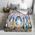 QIULIBMH Cozy 59'' 79'' 01) Ultra Soft Virgin Mary Blanket Microfiber Our Lady of Guadalupe Throw Blanket Warm Flannel