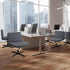 Armless Criss Cross Office Desk Chair Cover, Waterproof Stretch Jacquard Slipcover for Mid Back Wide Seat Gaming Chair